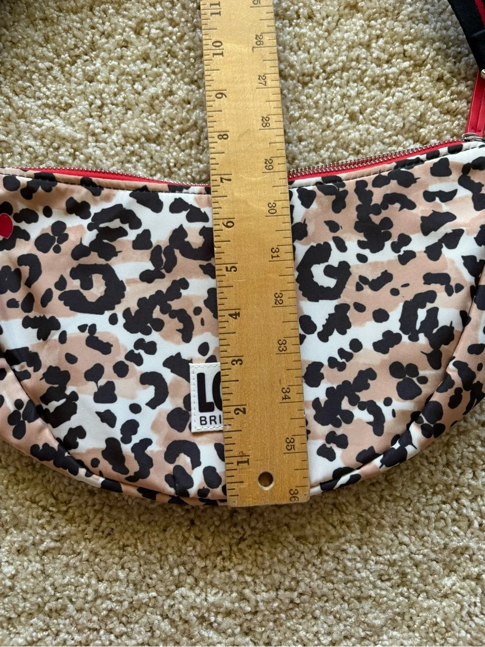 Brighton Spotted Love‎ Swing Bag Leopard Print Crossbody Purse NWT